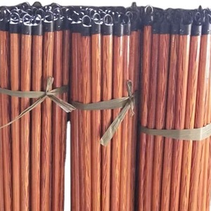 ไม้กวาดด้ามกลมพร้อมหัวไม้และพลาสติกสำหรับใช้ในบ้านบรรจุในถุง - Product Image 5