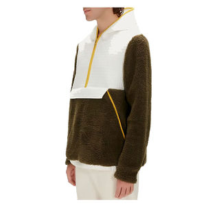 Logo personnalisé Hlf Zip-Up Sherpa Hoodies Pas Cher Prix Streetwear Confortable Hoodies pour Hommes Plus La Taille Vintage Unisex Hoodies - Product Image 3