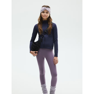 Leggings de sport pour femmes, logo personnalisé en gros, pantalons de yoga sans couture, pantalons en polyester et élasthanne, taille haute, pantalons de yoga sport, OEM - Product Image 5