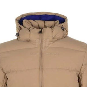 <b>Men's</b> Fashion Puffer Jacket for Winter Solid Color Comfortable for Outdoor Use <b>Top</b> Selling Hooded Collar - Product Image 3