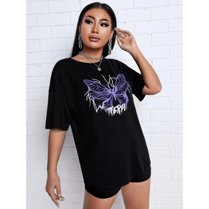 2023 nouveau Design coton Jogging Gym coupe ample 100% coton t-shirt oversize manches courtes t-shirt prix de gros - Product Image 3