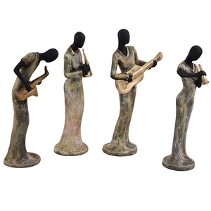 ชุดปากกาตั้งโต๊ะทรงเรือมีสไตล์ตกแต่งโต๊ะแบบใช้งานได้สำหรับโต๊ะทำงานของขวัญในบ้านชุดจัดแสดงงานศิลปะ4ชิ้น - Product Image 4