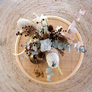 Table basse minimaliste moderne en rotin naturel tissé à la main intérieur/extérieur mobilier de salle à manger relaxant pour le salon - Product Image 4