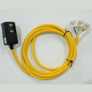 Cable de Extensión Eléctrico AMBOHR para Exteriores con Triple Conector, Luz Indicadora, para Electrodomésticos y Electrónica de Consumo, Conector KC Macho - Product Image 2