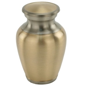 High Quality Brass Cremation <b>Keepsake</b> Urns With Gold And Blue Color Finished Mini <b>Keepsake</b> Urns For Human <b>Ashes</b> - Product Image 6