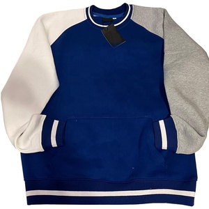 Sudaderas de hombre de peso pesado personalizadas, sudadera de patrón sólido con logotipos de chenilla bordados, sudadera de algodón con logotipo personalizado - Product Image 4