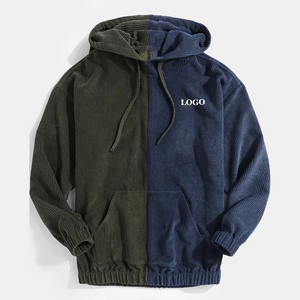 Precio al por mayor Pullover Color Block Hombres Sudadera con capucha Cómodo Transpirable Regular Fit Basics Algodón Mezclado Manga larga - Product Image 5