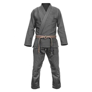Kimono de Jiu-Jitsu et Judo sur mesure, flexible, 100 % coton, faible MOQ, pour adulte, couleur unie, fabrication directe d'usine au Pakistan, tissu 340g, service OEM - Product Image 1