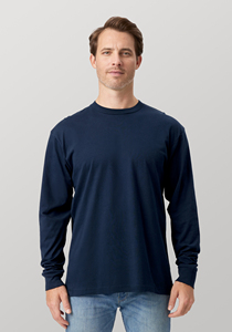 Chemises 100% coton avec broderie personnalisée et logo à manches longues, t-shirts pour hommes entièrement imprimés par sublimation, vente en gros - Product Image 3