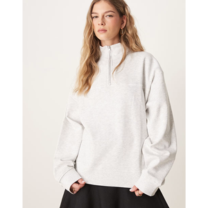 Sweat à capuche moderne et décontracté pour femmes Bangladesh OEM ODM fournisseur personnalisé Sweat à capuche respirant quatre saisons en coton teint en couleur unie - Product Image 4