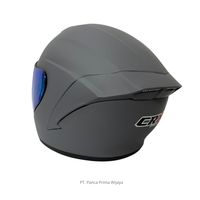 Nouveau casque de moto CRX AK-1 de haute qualité, ouvert et semi-ouvert, avec doublure en mousse, gris pierre mat, ABS, certifié SNI