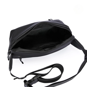 Sac à bandoulière unisexe en nylon de haute qualité, tissu imperméable, élégant et tendance, sac de randonnée et de voyage, fermeture éclair, fournisseur vietnamien - Product Image 2