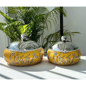Pot chaud de service de nourriture rond personnalisé accessoires pour la maison casserole en acier inoxydable pot chaud de serveur de nourriture pour les exportations de l'Inde - Product Image 4