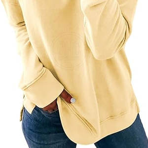 Jersey personalizado para mujer, sudaderas, ropa de invierno, ropa con logotipo impreso en la parte delantera, método de tejido no tejido - Product Image 5