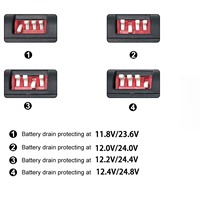 Convertidor DC-DC Buck de 4 Etapas con Protección de Voltaje, Cableado Directo, 5V 2A Tipo-C 12V 24V para Cámara de Coche y GPS, Venta al por Mayor Directa de Fábrica