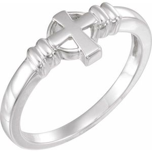 Christian Cross Chastity <b>Ring</b> Gift for Religious Individuals - Product Image 1