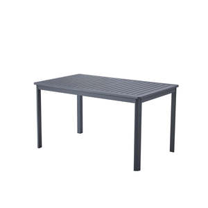 Tavolo da pranzo rettangolare quadrato per tutte le stagioni Top a doghe in plastica per giardino da pranzo all'aperto cucina ospedale spiaggia - Product Image 4