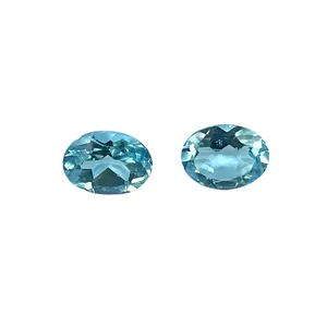 Natural Blue Topaz Loose Gemstones Faceted Sky Blue Crystal Stones Parcel with Quartz for Bespoke Fine <b>Ring</b> Bezel Prongs Mounts - Product Image 1