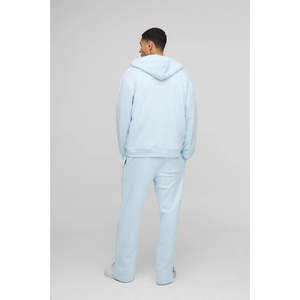 ชุดเซ็ตเสื้อฮู้ดดี้และกางเกงขายาวทรงกว้าง 2 ชิ้น ผ้าหนานุ่ม สำหรับผู้ชาย แบบสั่งทำพิเศษ ทรงโอเวอร์ไซส์ ผู้ผลิตเสื้อฮู้ดดี้ ชุดวอร์มผู้ชาย - Product Image 2