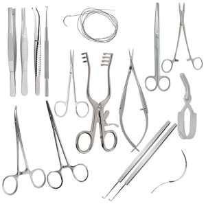 Ensemble d'instruments de chirurgie cardiaque en acier inoxydable de haute qualité Nouveaux outils d'ongles alimentés par des machines pour le coeur courbé - Product Image 1