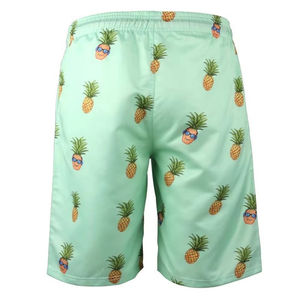 กางเกงว่ายน้ำผ้าฝ้าย100% ของผู้ชายกางเกงขาสั้นชายหาดแห้งเร็วระบายอากาศพิมพ์ลายซับลิเมชัน - Product Image 2
