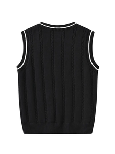 Classic School <b>Cardigan</b> <b>Sweater</b> Button Style Cotton Blend Comfortable Uniform Supplier - Product Image 4
