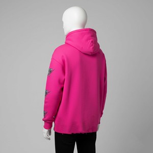 Sweat à capuche surdimensionné pour homme, de haute qualité, écologique et respirant, 500 GSM, doublure 100 % coton, impression personnalisée en relief - Product Image 5