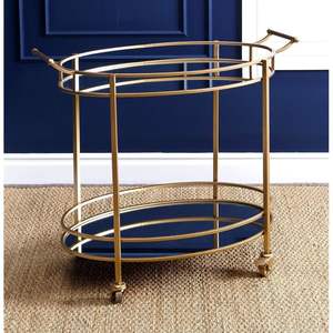 High Quality Metal Serving <b>Trolley</b> With Smooth Finish Durable Structure And Easy Mobility For Daily Use - Product Image 1