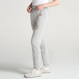 Pantalones de chándal de alta calidad para mujer, pantalones de chándal de pierna ancha holgados para mujer con estilo frontal plano, pantalones holgados de felpa francesa para mujer - Product Image 3