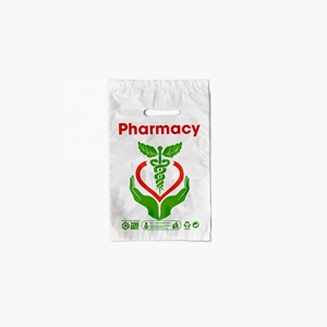 Bolsa de Plástico Reforzada con Asa, Ecológica, Desechable, para Farmacia, Venta al Por Mayor - Product Image 2