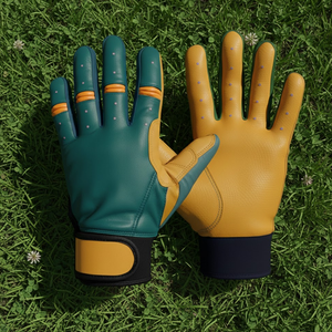 Custom Team Logo Baseball Batting Gloves Ergonomic Fit Leather <b>Softball</b> Gloves Competitive Price Professional Batting <b>Mitts</b> - Product Image 2