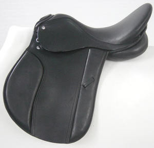 Sillín de caballo de salto inglés personalizable de alta calidad, asiento de cuero suave y rodillera de estilo occidental para montar a caballo - Product Image 5