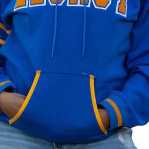 Sudadera con Capucha Azul y Dorada SGRHO Legacy Winter, Ropa Deportiva de la Hermandad, Forro Polar 100% Algodón para Estudiantes Universitarios y Ropa de Vida Griega - Product Image 4