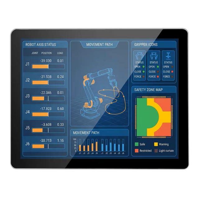 10.1 15 27 32 Inch Open Frame Touch Screen Monitor PCAP Capacitive IP65 Waterproof Digital Signage LCD Display for Kiosk POS ATM