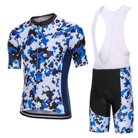 Maillot de cyclisme Pro Team personnalisable Design sans couture avec technique imprimée de poche arrière américaine pour l'équitation en VTT