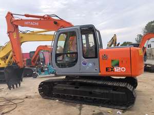 Hitachi ZX120 EX120 12 tonnes de fabrication japonaise Pelles hydrauliques à chenilles moyennes Moteur à noyau Hitachi d'origine d'occasion - Product Image 6