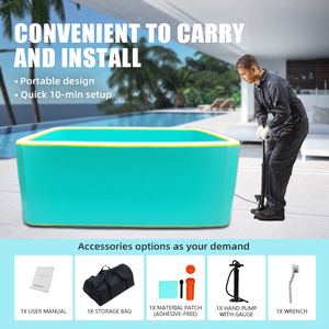 <span class=keywords><strong>2025</strong></span> Huale Mới Tùy Chỉnh Kích Thước Chất Lượng Cao Mùa Hè Hồ Bơi Kích Thước Lớn Xách Tay <span class=keywords><strong>Inflatable</strong></span> Hồ Bơi - Product Image 6