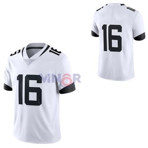 Maillot de football américain personnalisé 2025 avec manches courtes Style usine Sublimation OEM Design entretenu maillot de football américain - Product Image 6