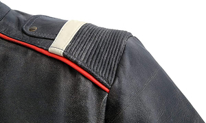 Veste en cuir délavé sur mesure pour moto Veste de sport de style vintage pour l'hiver Moto de taille personnalisée Design personnalisé - Product Image 5