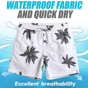 Short de bain léger pour hommes en gros Short de bain confortable pour hommes avec cordon de serrage pour la vente en ligne - Product Image 4