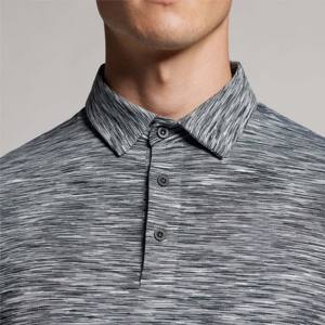 Camisetas de golf informales con solapa de talla grande británicas al por mayor combinación de colores deporte manga corta impreso logotipo personalizado respetuoso con el medio ambiente - Product Image 3