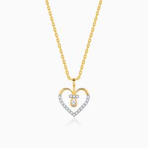 Oro Sparkheart Diamante Colgante Elegante Joyería Diseño para Mujer - Product Image 5
