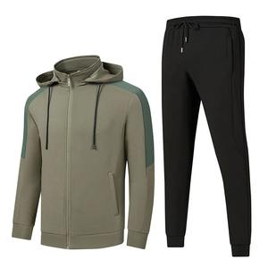 Ensembles de survêtement pour hommes, sweat à capuche et pantalon pour femmes, couleur unie, pull à capuche + pantalon, ensembles de vêtements de sport décontractés pour hommes - Product Image 6