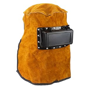 Équipement de soudeur Capot de soudage en cuir de vachette entier de haute qualité Protection de soudage Cape de soudage Protection du cou pour soudeur - Product Image 1