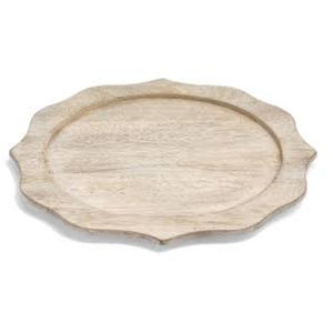 Assiettes de service en bois de chêne de haute qualité, plateau de service pour restaurant et décoration de table à manger à domicile, fournitures pour événements - Product Image 3