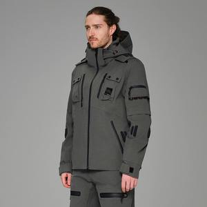 Fabricant de vestes de randonnée de haute qualité, polaire hydrofuge coupe-vent, vestes à capuche en nylon et polyester personnalisées pour hommes - Product Image 3