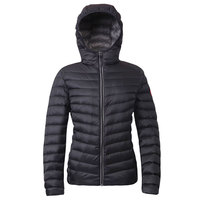 Doudoune à capuche pour femme, manteau d'hiver à fermeture éclair, à vendre au prix de gros