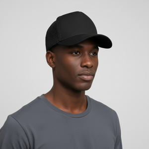 Gorra de Camionero de Moda con Logotipo Personalizado OEM, Gorra de Béisbol de 5 Paneles con Cierre a Presión, Malla de Lona Bordada de Alta Calidad - Product Image 6