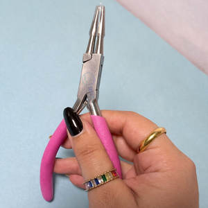 Precision <b>Round</b> <b>Nose</b> <b>Pliers</b> for Wire Bending & Shaping Professional Jewelry Craft Tool - Product Image 3