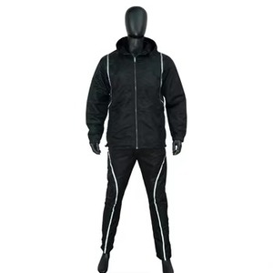 Adults High Quality Nylon Windbreaker Track Set <b>Reflective</b> Stripe Tracksuit for Men Breathable Digital Printing - Product Image 6